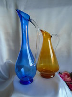 Gracefully shaped, very thin glass spouts. 22 Cm 16.5 Cm.