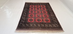 Of62 Pakistani yamud hand knot wool persian rug 185x125cm free courier