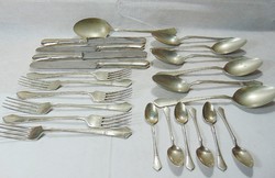 Old alpaca cutlery set