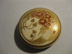 Original michaela frey round art nouveau brooch badge
