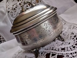 Art Nouveau silver-plated antique box