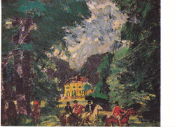 Postcard / painting by János Vaszary