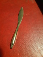 Érdekes formájú régi ezüstözött levélbontó kés