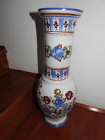 Huge hand-painted ceramic floor vase - with plastic lining
