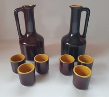 Ceramic brandy set with a gift jug!