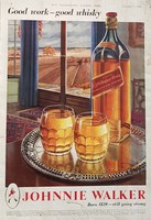 Johnnie Walker reklám, hirdetés 1940