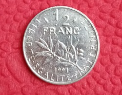 Francia fél frank 1991