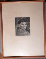 Szőnyi István 1922-ben készített szépséges rézkarca