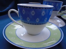 Old but new 8-seater product of a world-famous factory, porcelain coffee set unused