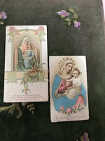 2 db Mária ábrázolás a gyermek Jézussal .