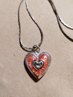 Openable heart pendant, photo holder (734)