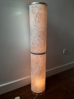 IKEA henger rózsamintás fehér álló lámpa, hangulat világítás