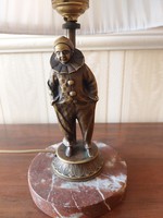 Bronze figural table lamp