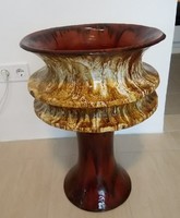 Mázas kerámia állóváza Szemlér Magda keramikustól
