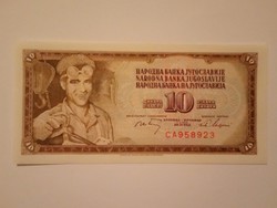 Unc  10  Dínár 1968 Jugoszlávia   ! ( 3 )
