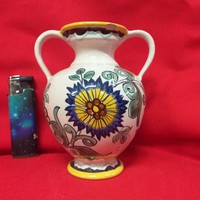 German, germany kellinghusen hk, hand-painted ceramic vase.