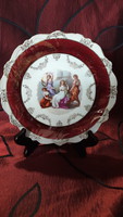 Antique altwien porcelain plate, decorative plate 2.