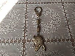 1,-Ft 925 Gyönyörű dúsan díszitett ezüst kulcstartó Egyiptomi