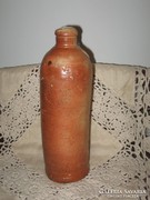 1800-as évekből származó ásványvizes kőedény palack NASSAU