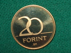 20 Forint 2003! Only 7,000 pcs. ! Mirror beat! It was not in circulation! It's bright!