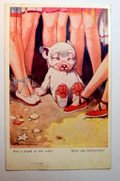 Old bonzo humorous postcard