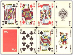 French serial card 52 cards + 3 joker playing card factory and printing house in Budapest