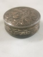 Antik ezüst gyógyszeres szelence doboz