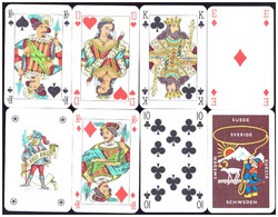 French serial card 52 cards + 2 jokers