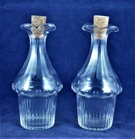 Antique glass bottle, in pairs, ca. 1870 !!!