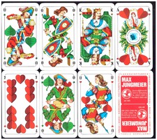 Tarock Schafkopf kártya Bajor kártyakép Prien 36 lap komplett