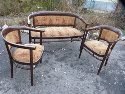 Thonet set / sofa, 2 pcs. Chair.