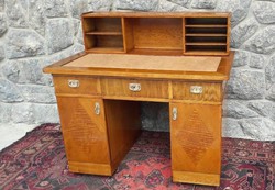 Antique drawer desk renovated with removable shelving