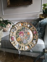 Gubbio, hand-painted ceramic plate 26 cm majolica, ceramica originale di Gubbio