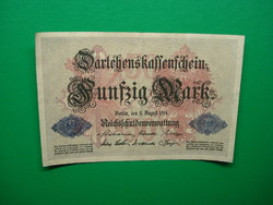 Németország 50 márka 1914