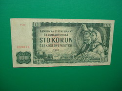 Csehszlovákia 100 Korona 1961