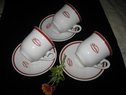 Zsolnay retro mokkás " Tramini "  felirattal . -  / CSAK    2 DB.  a képpel ellentétben /