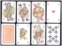 18. Francia kártya Genovai kártyakép 52 lap + 1 joker