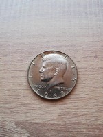 Ezüst Kennedy fél dollár 1968