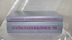 Gyógyszerkódex 1992 -forgalomban lévő gyógyszer készítmények leírása