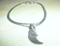 Angel wings Tibetan silver necklace
