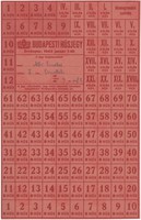 BUDAPESTI HÚSJEGY - 1945 JANUÁR 1
