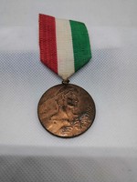 Old sports medal with chest strap 1960