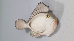 Nagyon ritka, Antik Zsolnay kézzel festett hal tálka