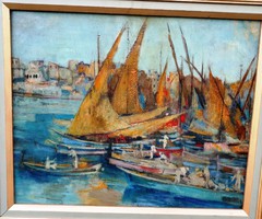 Gyula Halvax -Mediterranean port-