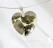 Amazing pendant of pyrite geoda