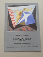 Gyula Hincz - catalog