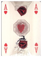 57. Póker kártya Modiano Trieste olasz kártyabélyegzés 1955 bontatlan