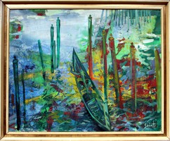 Almost gábor: lagoon, 1974 - from the master of art colleges, at a good price