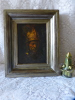 Rembrandt copy / the man with the gold helmet.