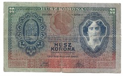20 korona 1907 Ritka